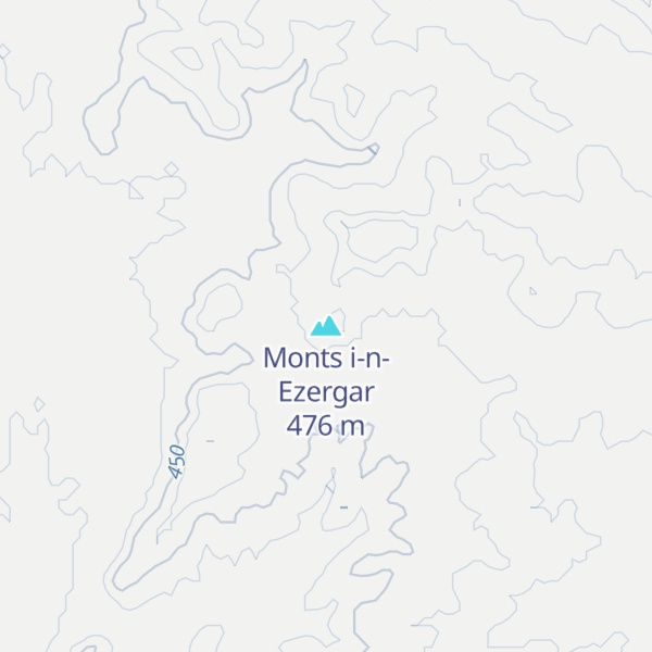 Map of Monts i-n-Ezergar