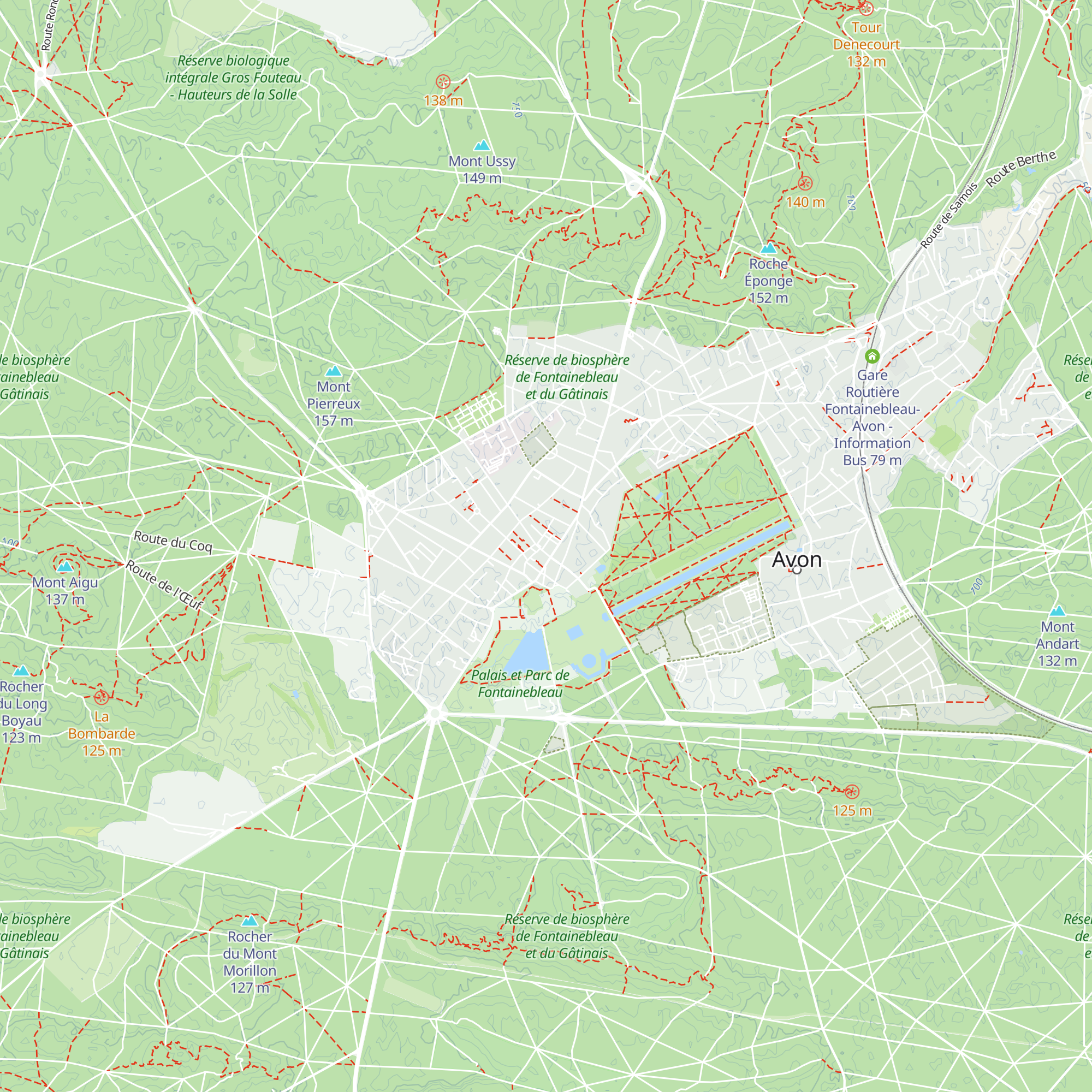 Office de Tourisme de Fontainebleau map