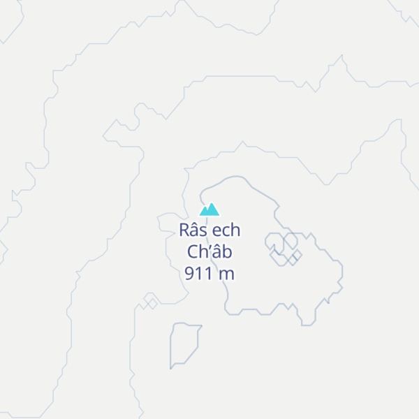 Map of Râs ech Ch’âb