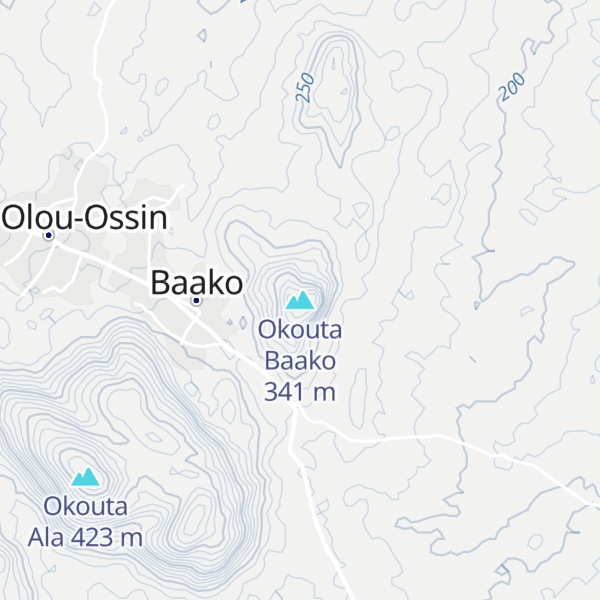 Map of Okouta Baako