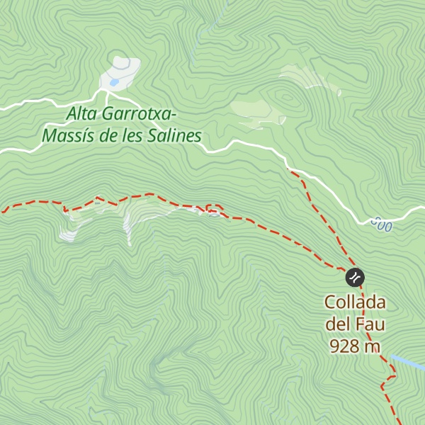 Map of Castell de Bac Grillera