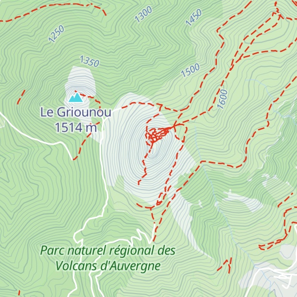 Map of Puy Griou