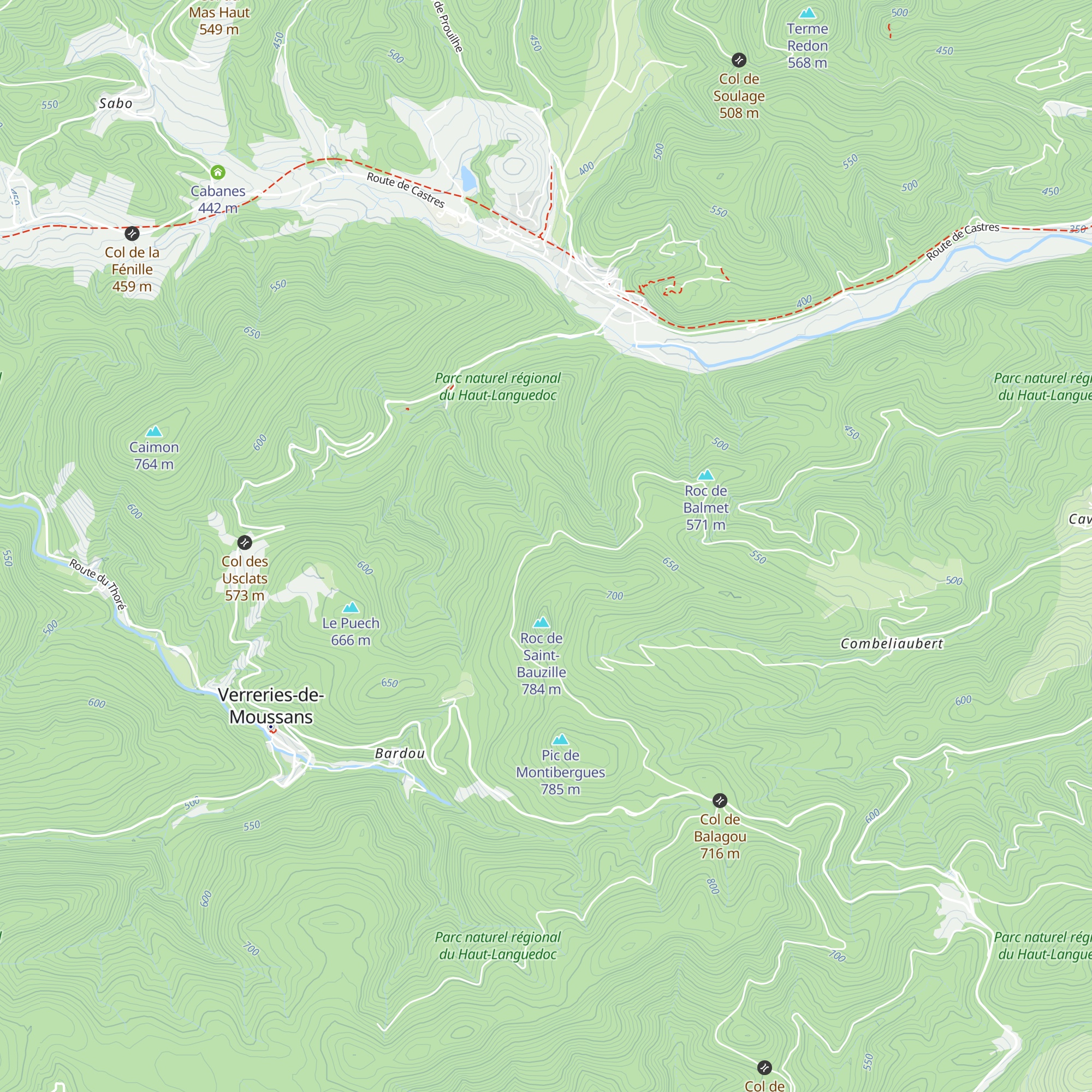 Refuge des forestiers map