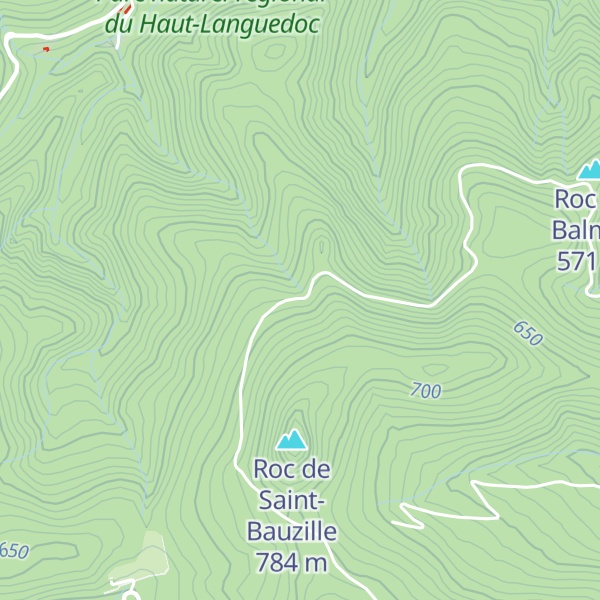 Map of Refuge des forestiers