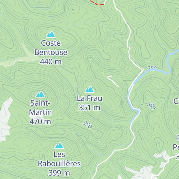 Map of La Frau