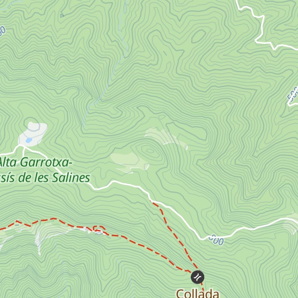 Map of Turó del Bac