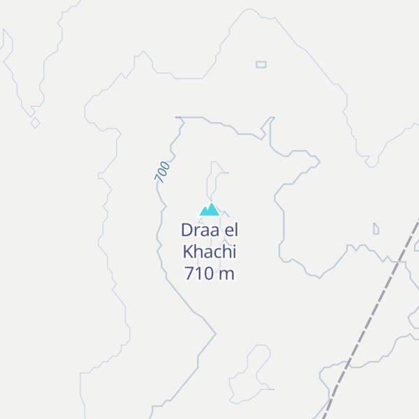 Map of Draa el Khachi