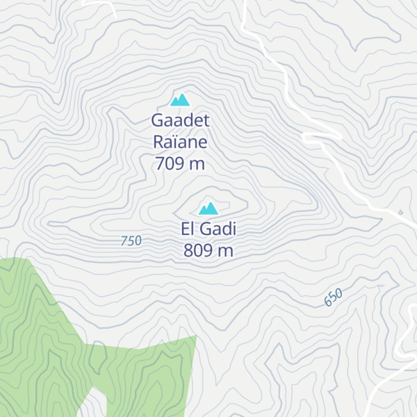 Map of El Gadi