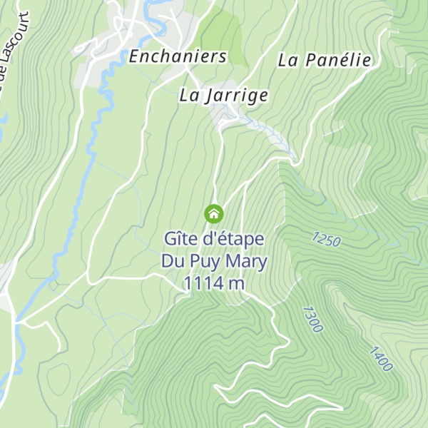 Map of Gîte d'étape Du Puy Mary