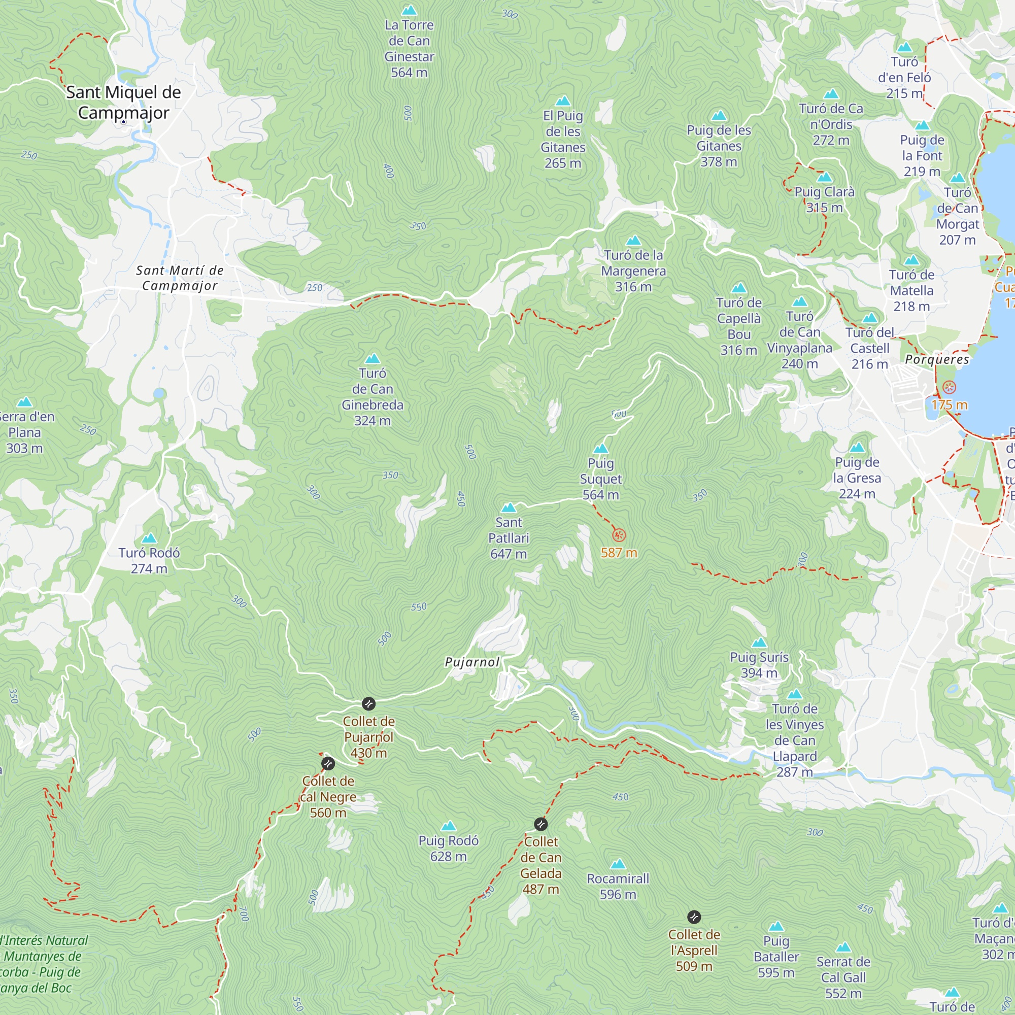 Refugi de Sant Patllari map