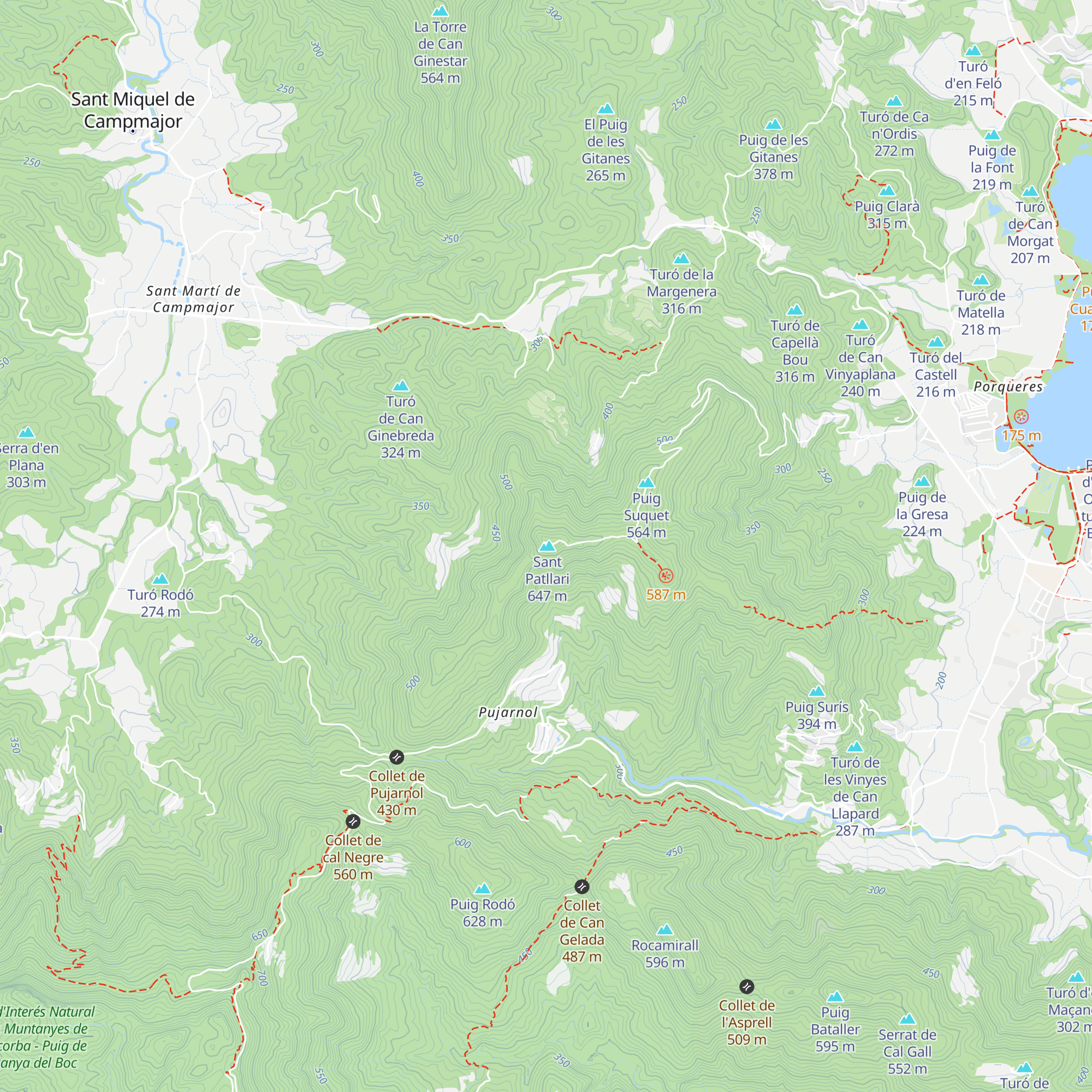 Refugi de Sant Patllari map