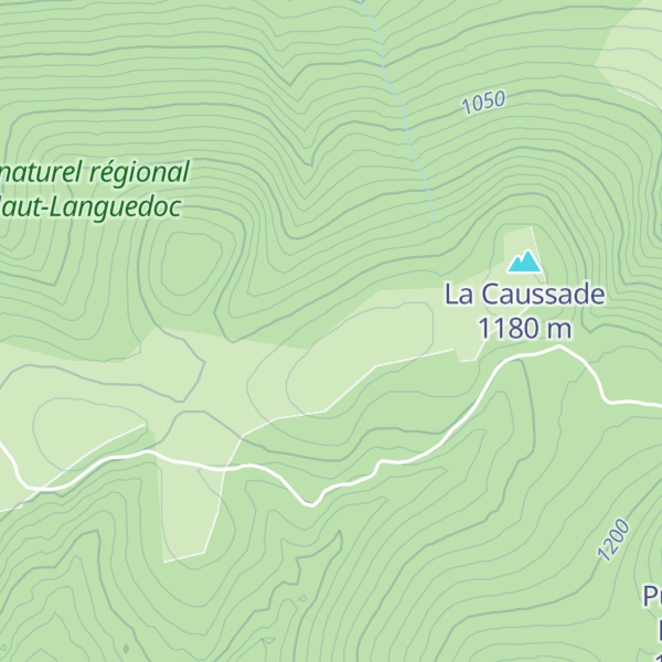 Map of Plo de la Lauze