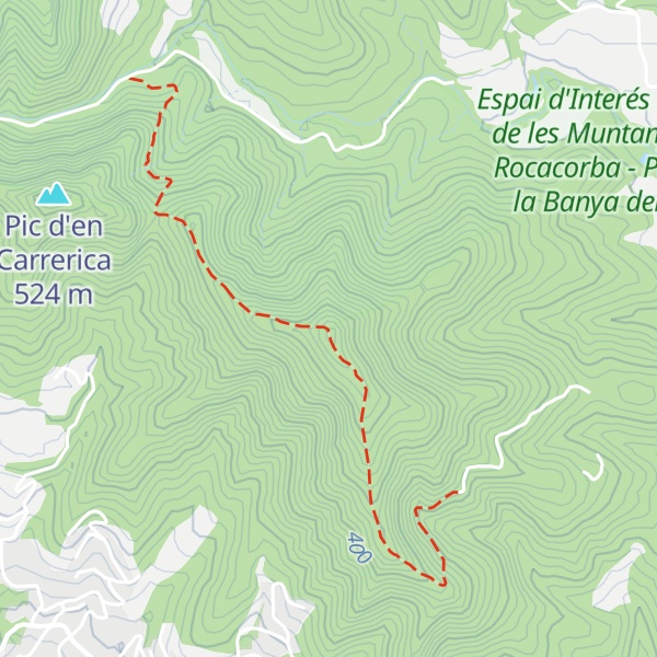 Map of Muntanya de Velers