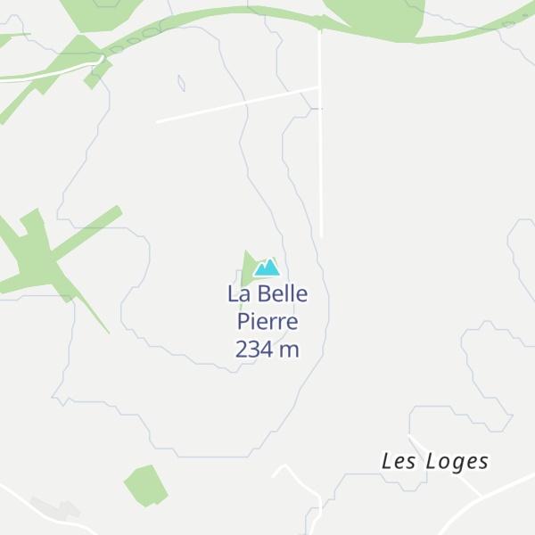 Map of La Belle Pierre