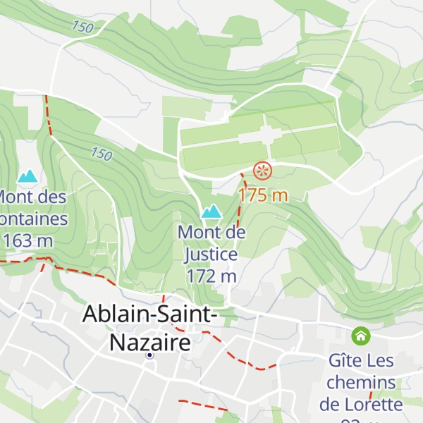 Map of Mont de Justice