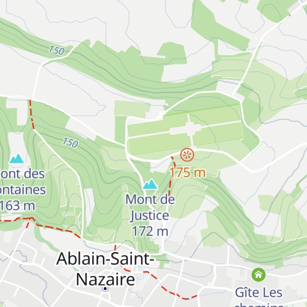 Map of Mont Hernu