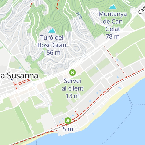 Map of Servei al client