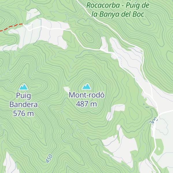 Map of Mont-rodó