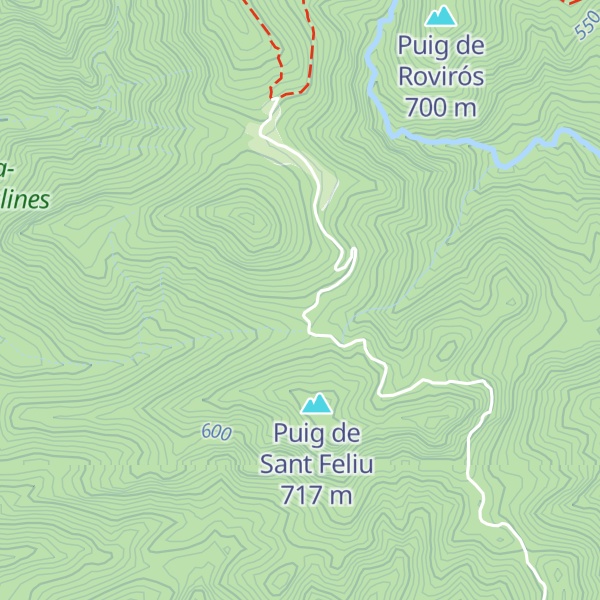 Map of Refugi de la Trilla