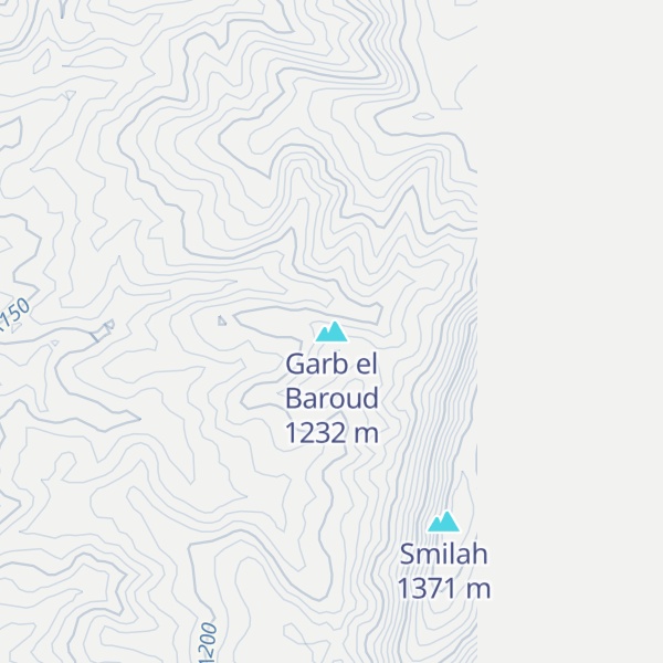 Map of Garb el Baroud