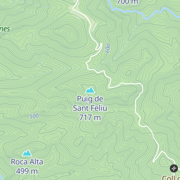 Map of Puig de Sant Feliu