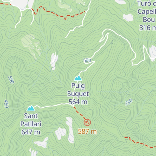 Map of Puig Suquet