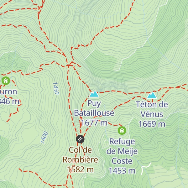 Map of Puy Bataillouse
