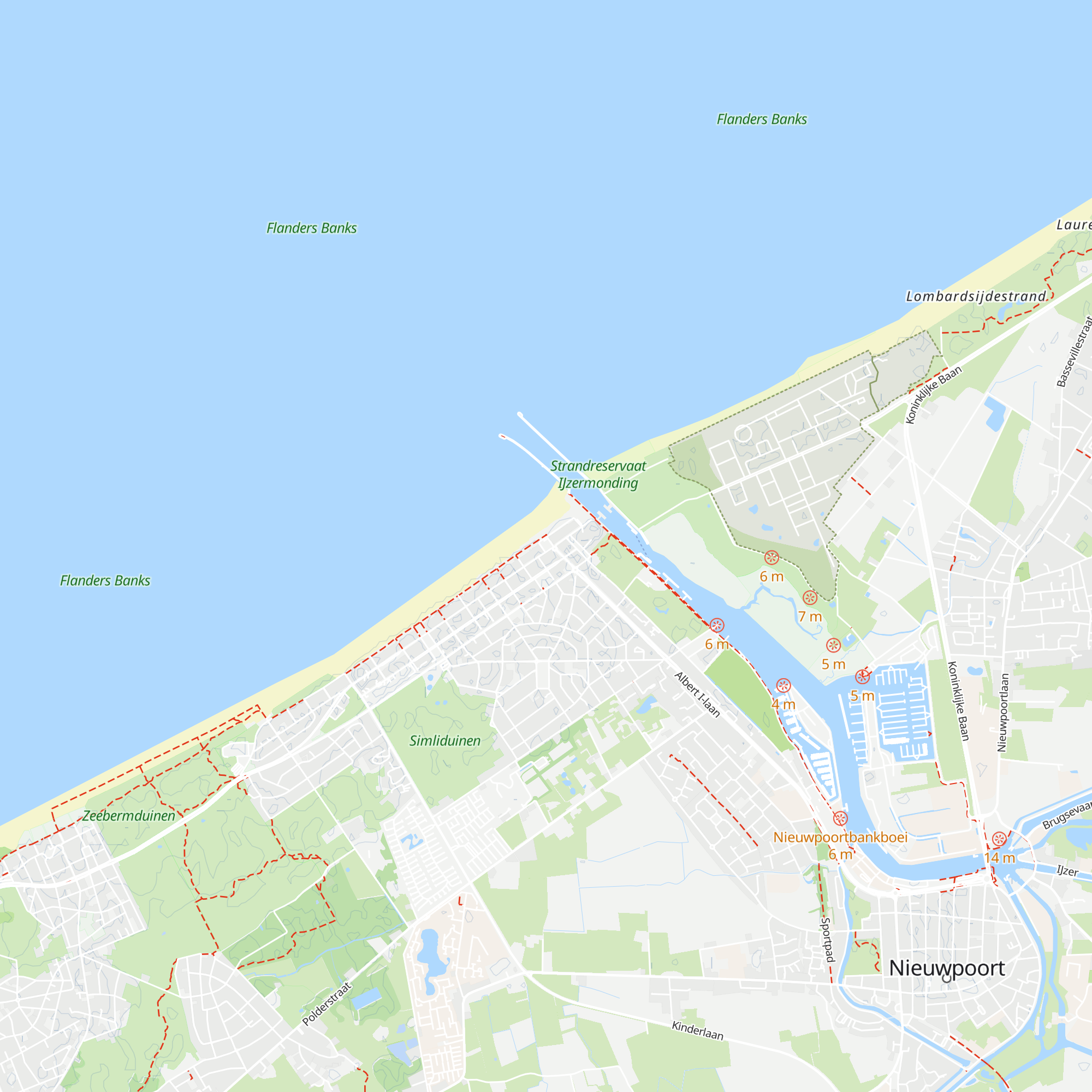 Toerisme Nieuwpoort map