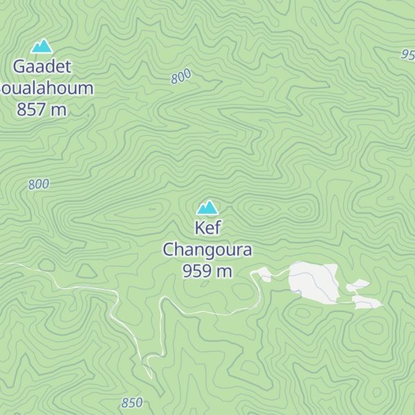 Map of Kef Changoura