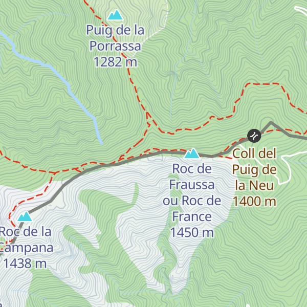 Map of Roc de Frausa