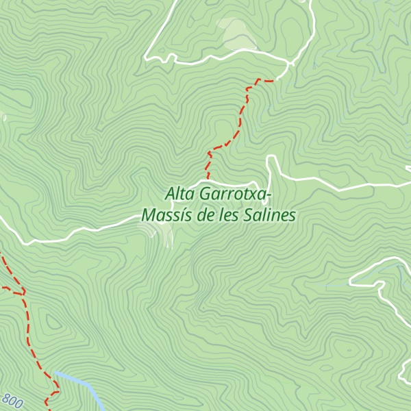Map of Puig de Mont