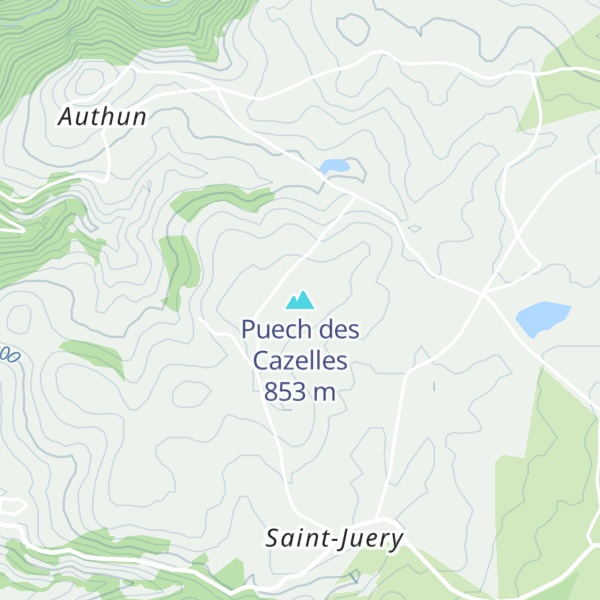 Map of Puech des Cazelles