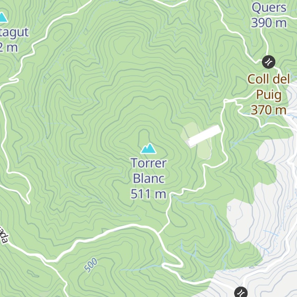 Map of Torrer Blanc
