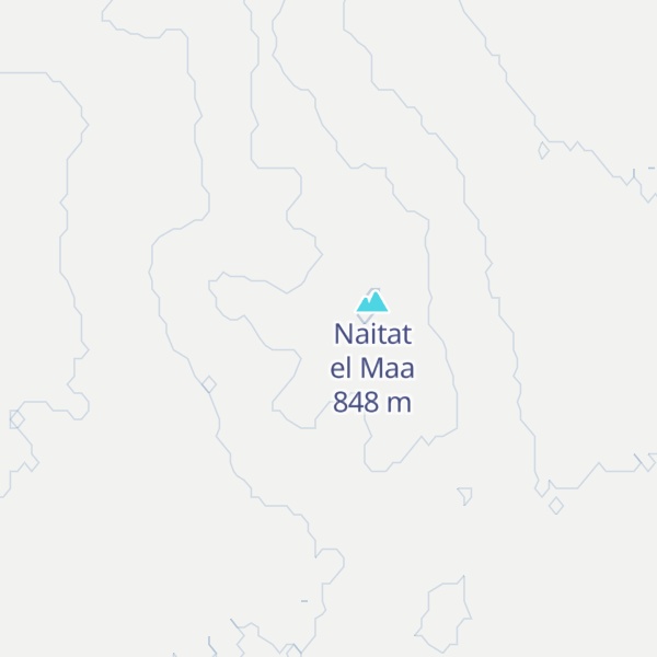 Map of Râs el Mabdoû’a