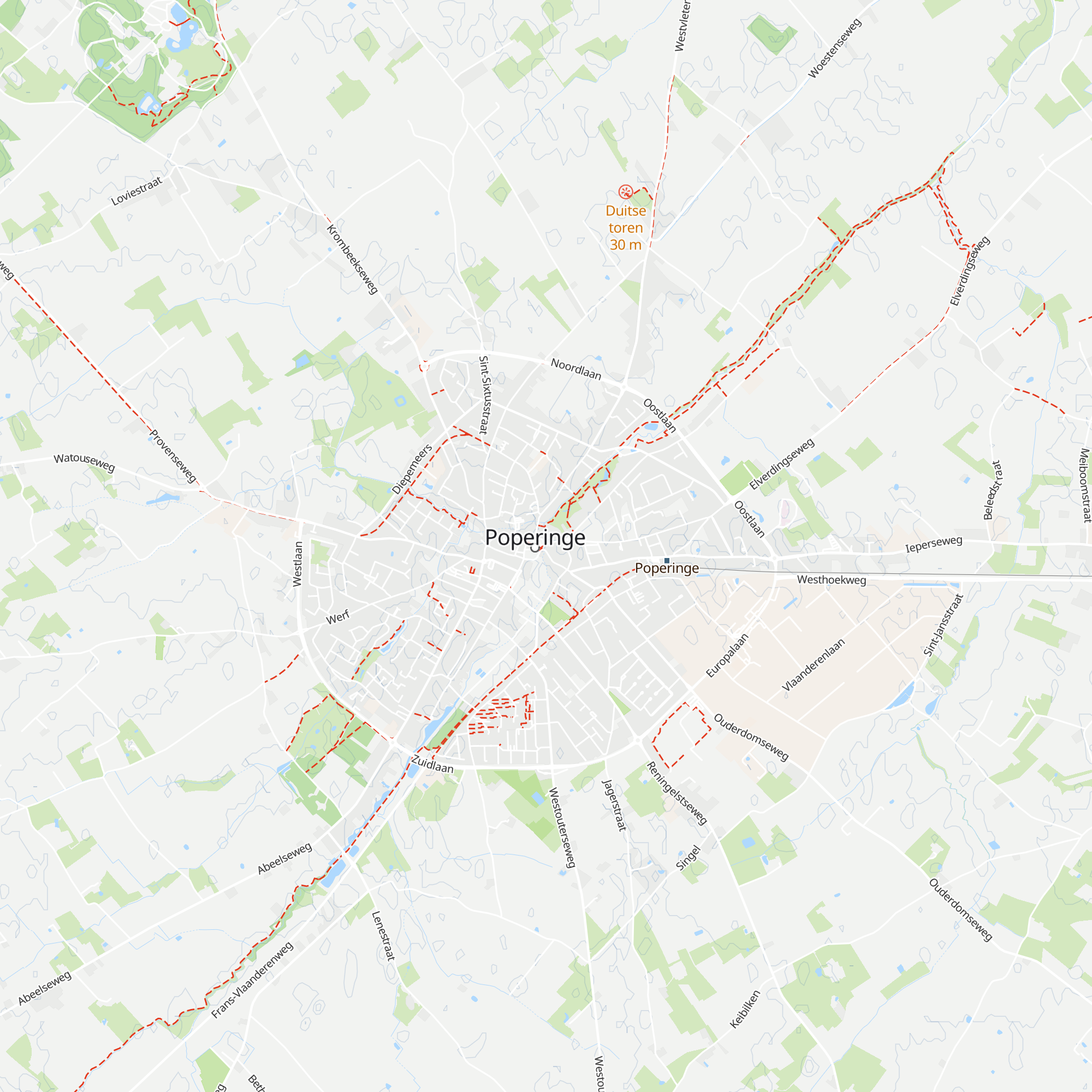 Dienst voor Toerisme map