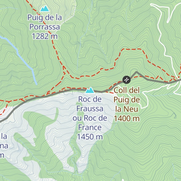Map of Roc del Comptador