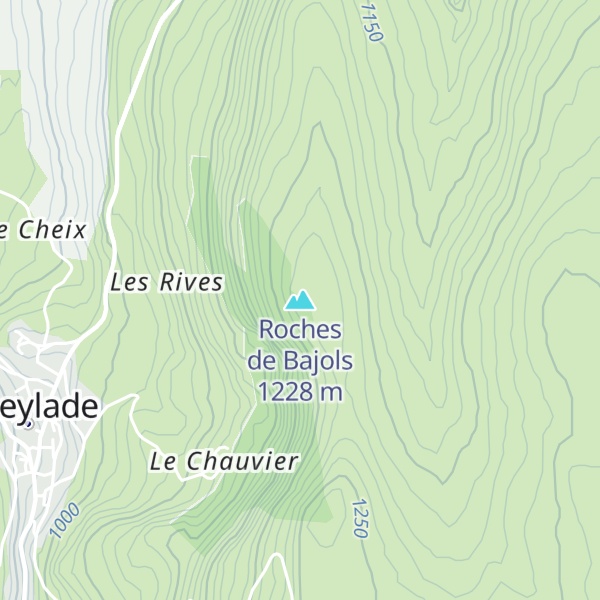 Map of Roches de Bajols