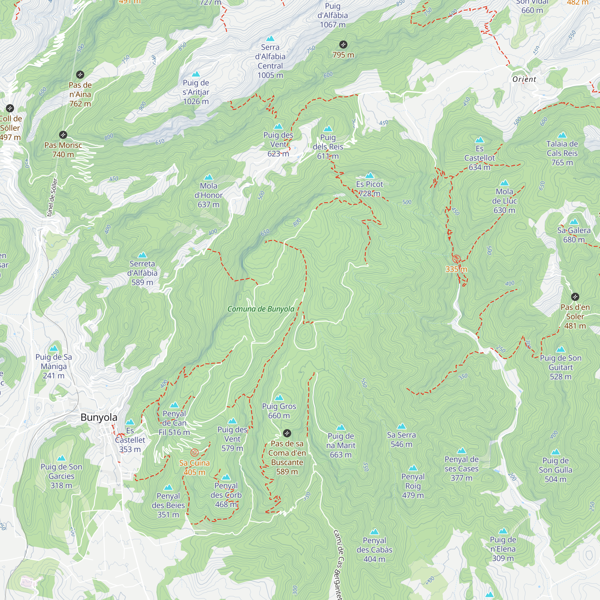 Cas Garriguer map