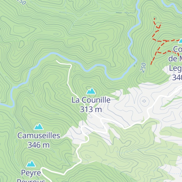 Map of La Counille