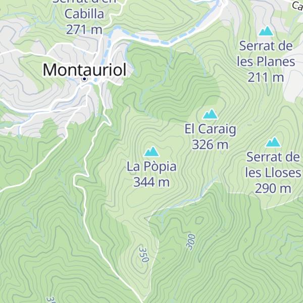 Map of La Pòpia
