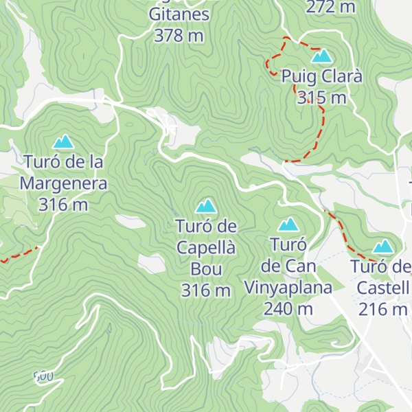 Map of Turó de Capellà Bou
