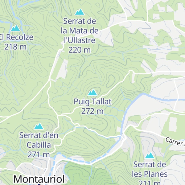 Map of Puig Tallat