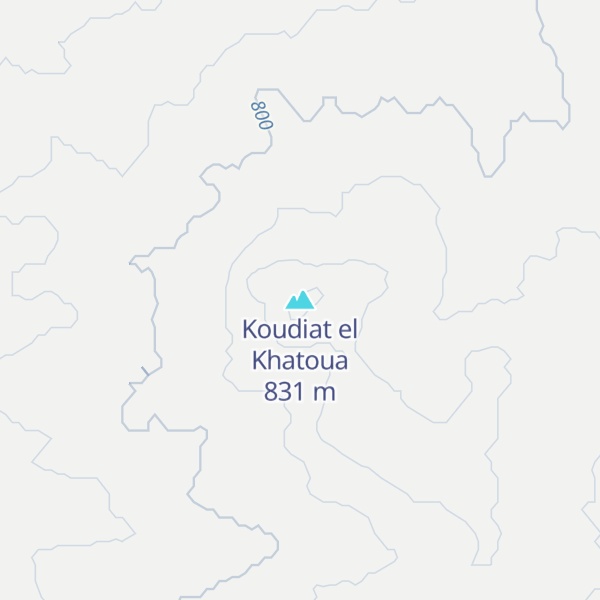 Map of Koudiat el Khatoua