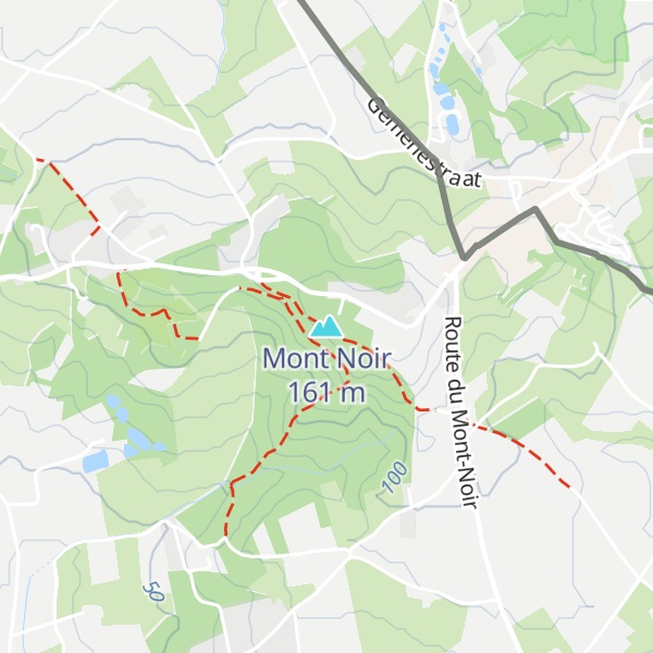 Map of Mont Noir