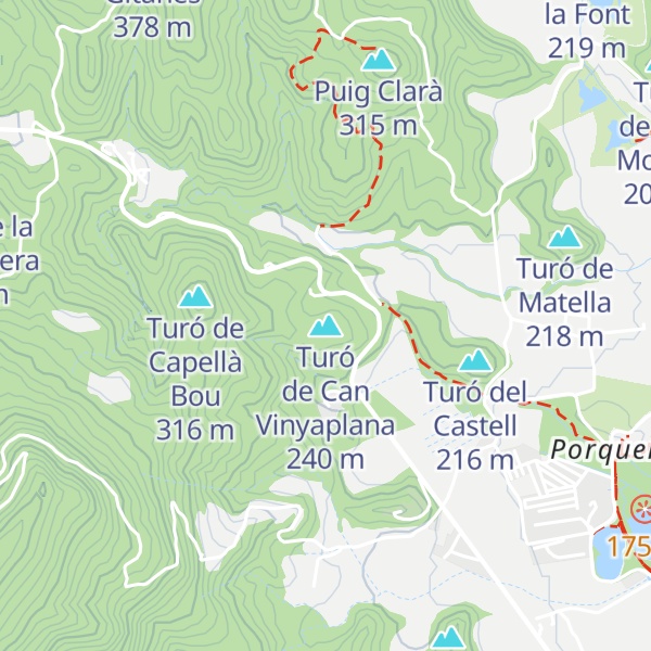 Map of Turó de Can Vinyaplana