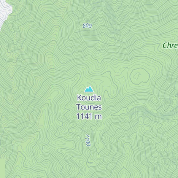 Map of Koudia Tounes