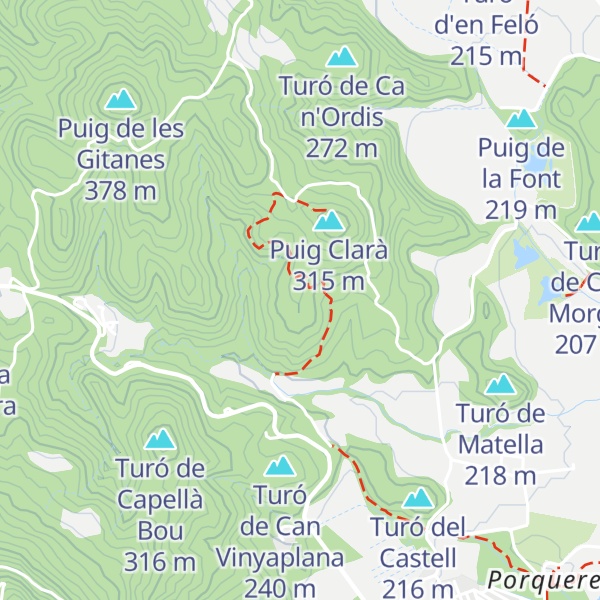 Map of Puig Rodó