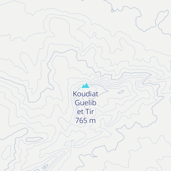 Map of Koudiat Guelib et Tir