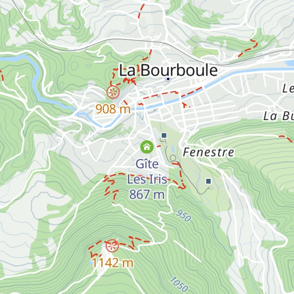 Map of Gîte Les Iris