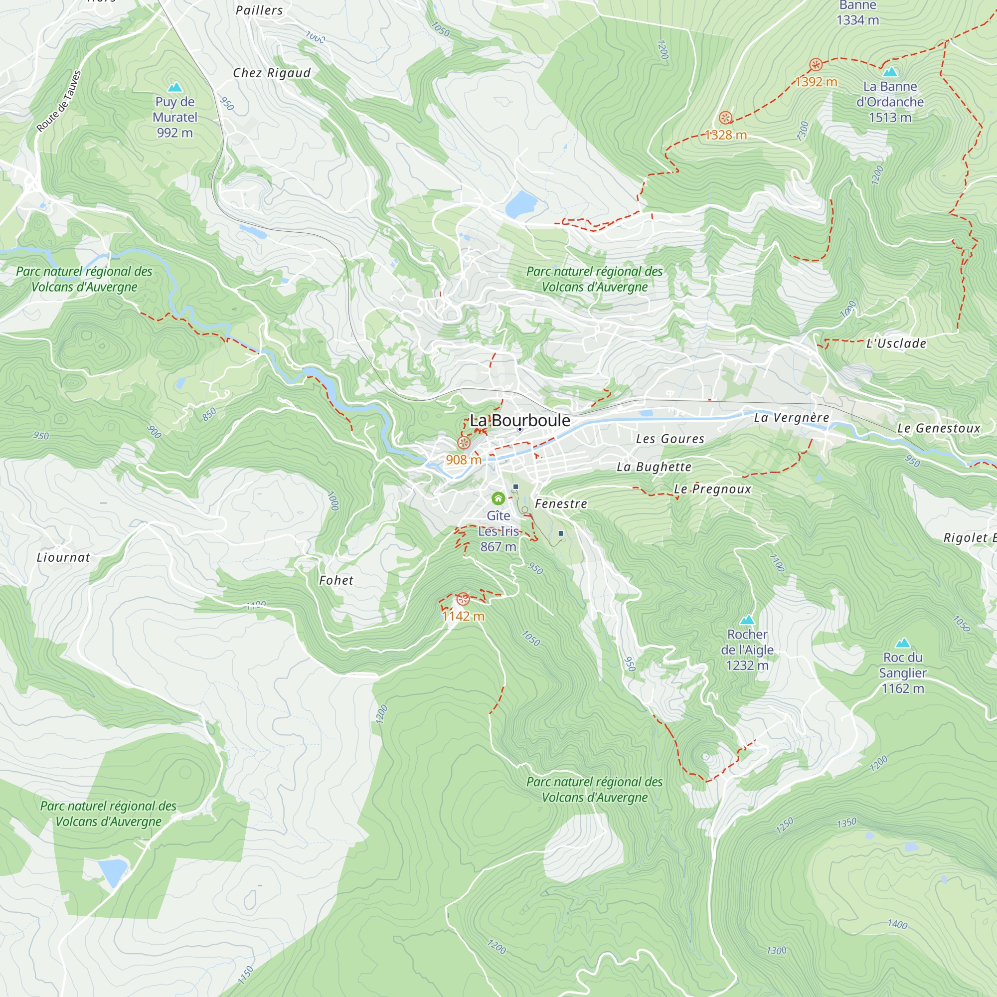 Gîte Les Iris map